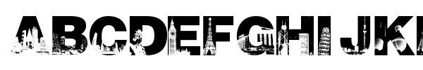 Cityscape font preview